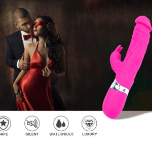 Vibrator G Spot Rabbit Vibrator Wand Clitoral Stimulator Massager Double Motor Dildo Vibrators sex toys for woman A01010