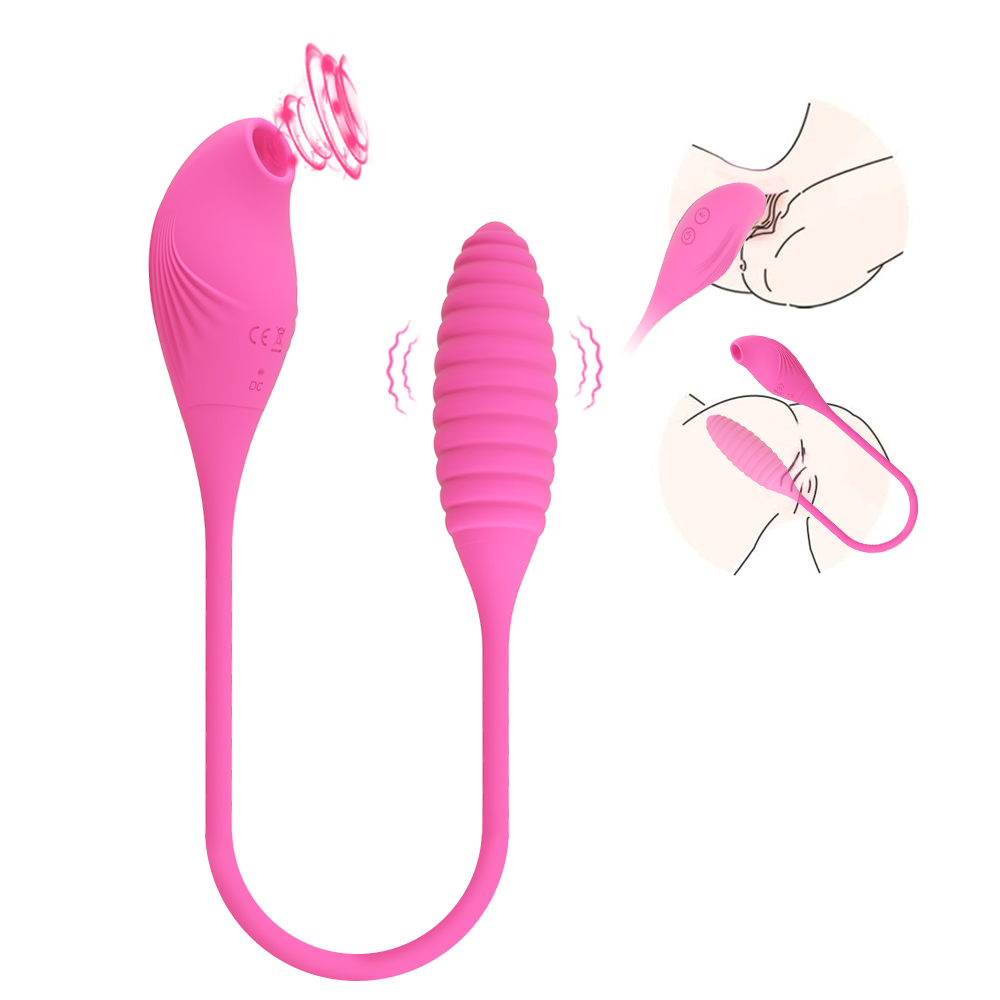 Food Grade Silicone 8 Frequency Sucking Bird Vibrator For Woman