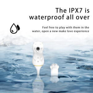 JX-XMN001 Original USB rechargeable waterproof double head soft silicone Cat vibrator Breast Nipples Clitoral Sucking Vibrator For Women