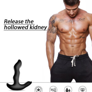 Anal Plug Vibrator Double Motor G-Spot Stimulate Silicone USB Rechargeable for Men Women Couple