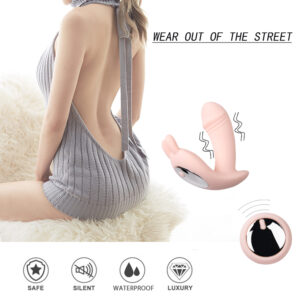 JX-XW001 Wearable Dildo Vibrator For Women Wireless Remote Control Masturbator G Point Invisible Butterfly Vibrator Adult Toy