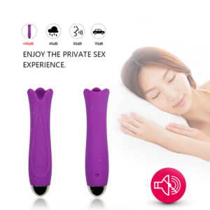 Womens Massage Private Silicone Clitoral Tongue Pink flower vibrator